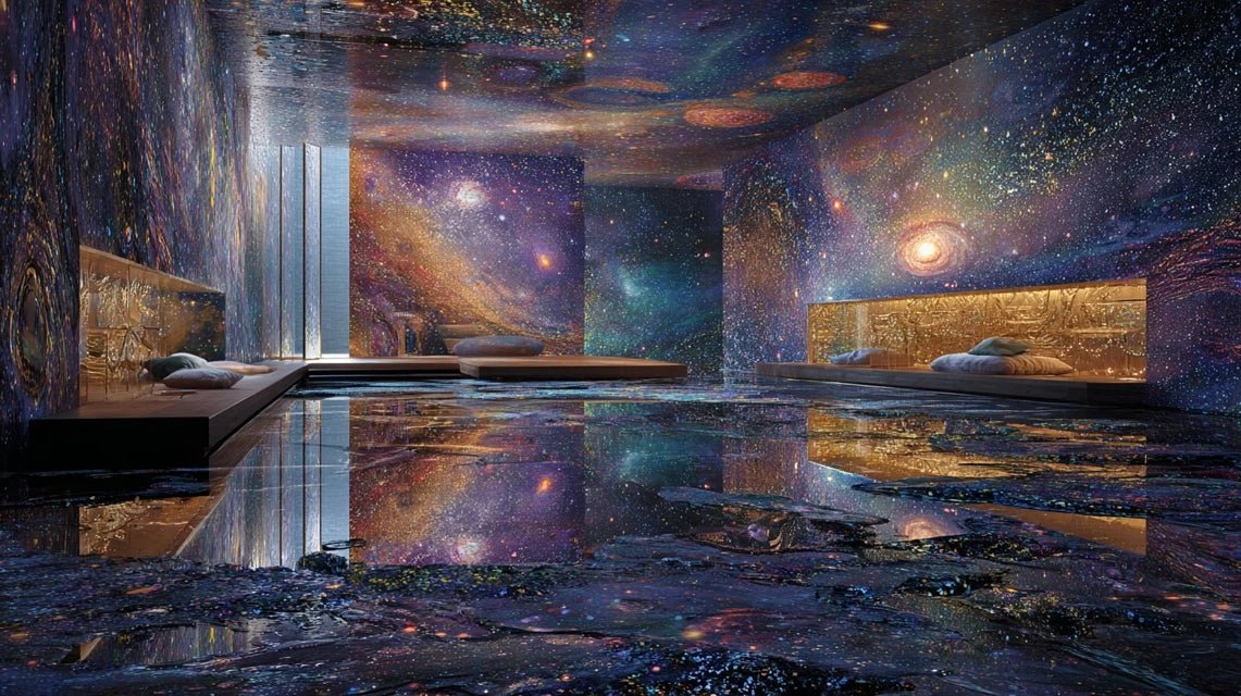 Hyperréalisme spatial vs abstraction cosmique en décoration