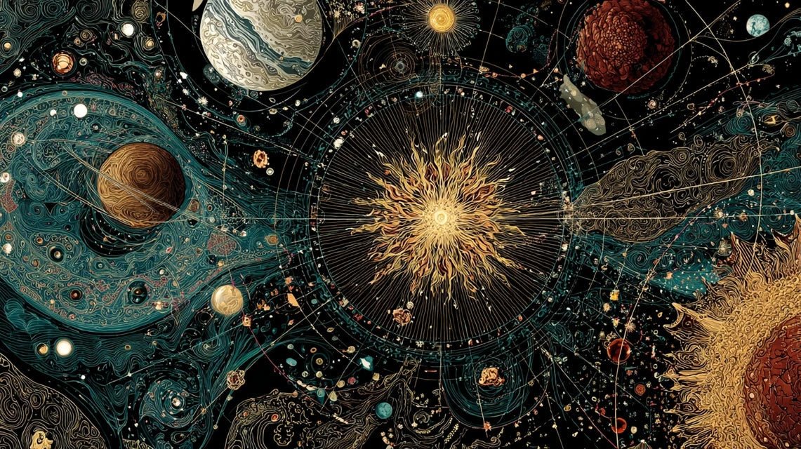 Influence Art Nouveau sur les représentations organiques du cosmos