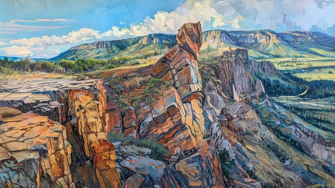 La géologie artistique : comment les peintres représentent les formations rocheuses