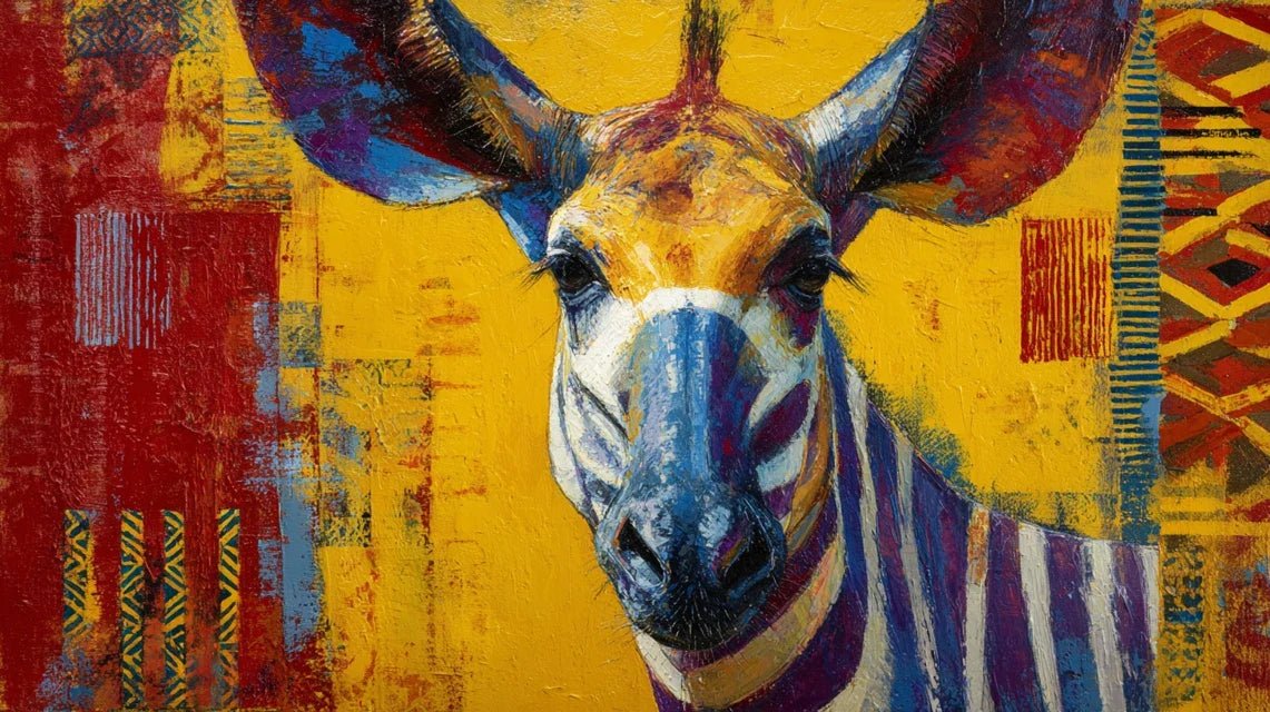 La représentation des okapis dans l'art congolais moderne