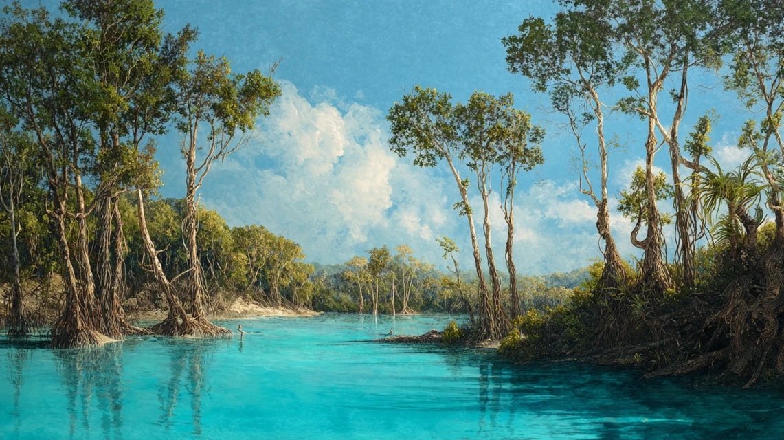 La représentation des paysages de mangrove dans l'art tropical