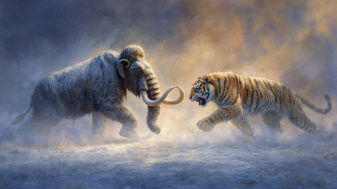 La symbolique de la mégafaune dans l'art paléontologique