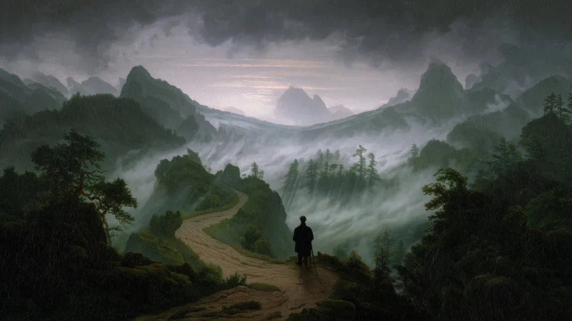 La symbolique des chemins et sentiers dans les paysages romantiques