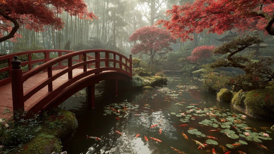 La symbolique des ponts dans les compositions paysagères