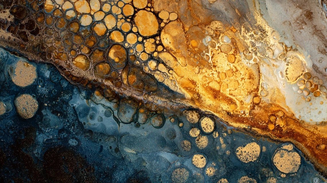 La technique de la réserve à la cire pour créer des effets organiques abstraits