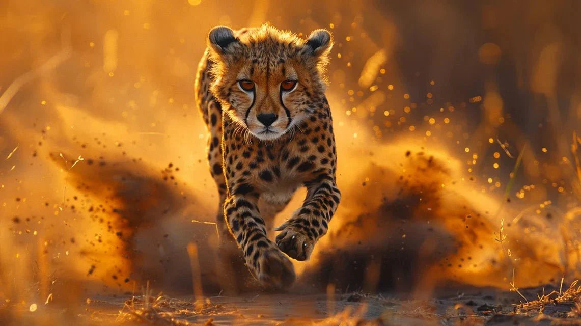 La technique pour capturer la vitesse des guépards