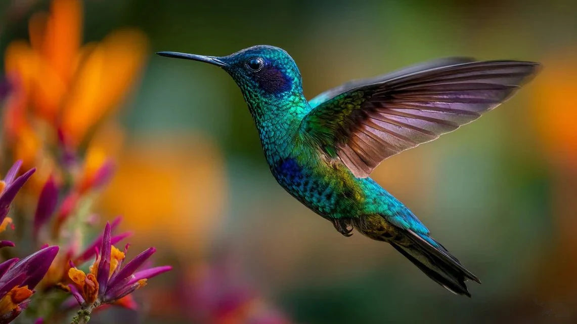 La technique pour capturer l'iridescence des colibris