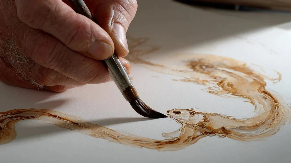 La technique pour représenter la souplesse des belettes