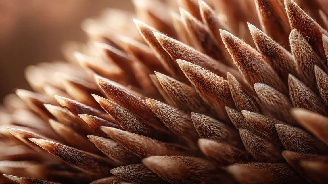 La technique pour représenter la texture des hérissons