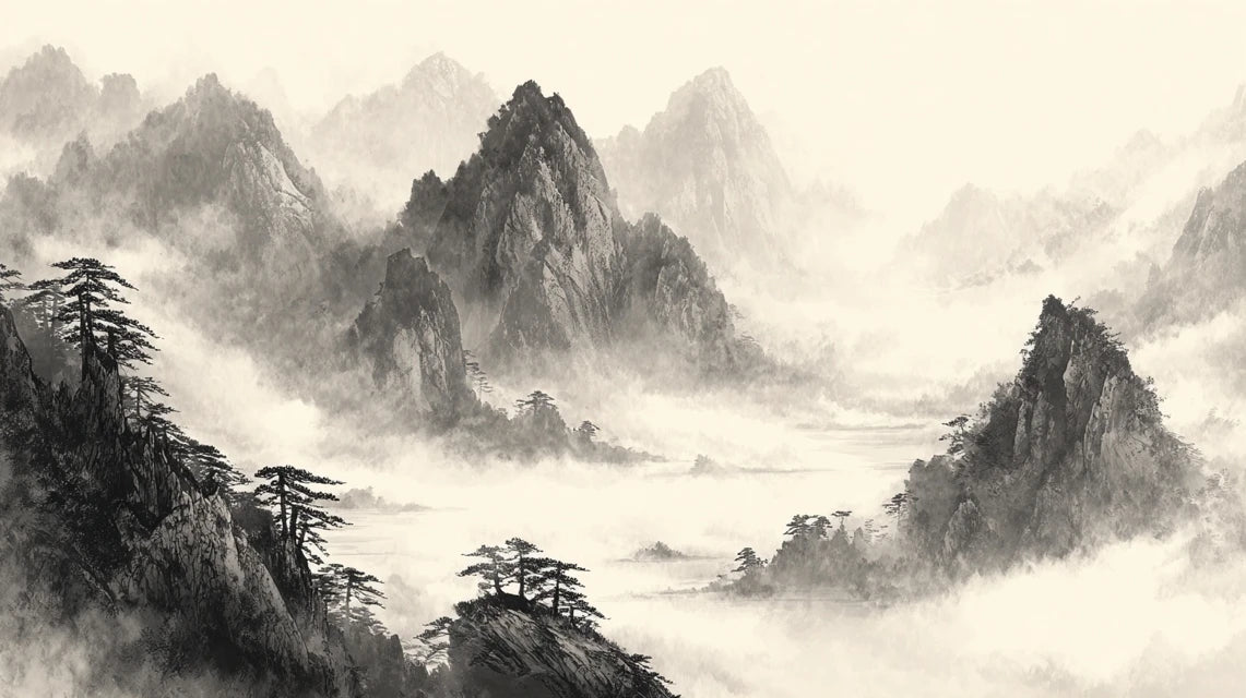 La tradition du paysage chinois : montagnes, brouillard et philosophie taoïste
