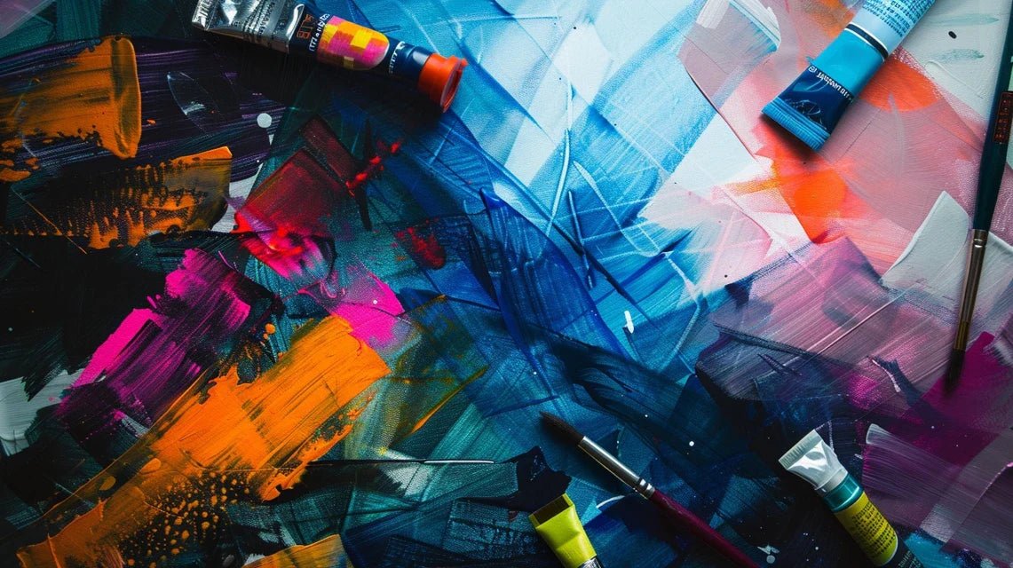 L'acrylique versus l'huile pour les tableaux abstraits : avantages et inconvénients