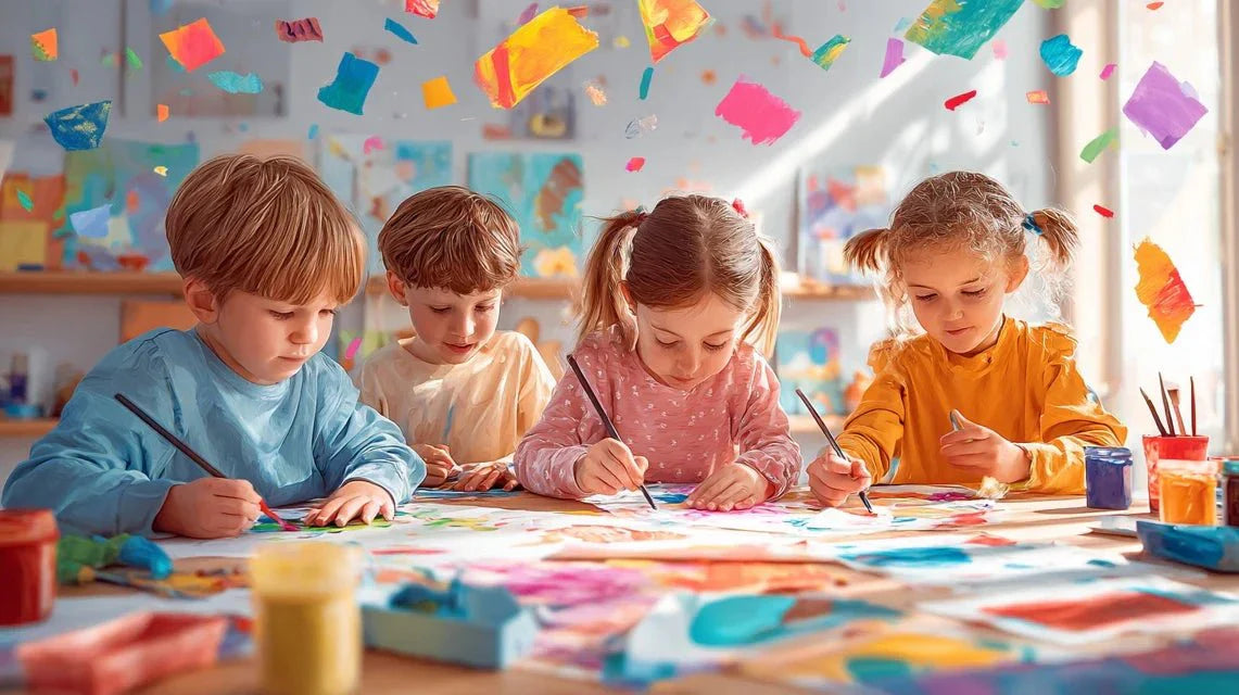 L'art abstrait comme outil pédagogique : développer la créativité enfantine