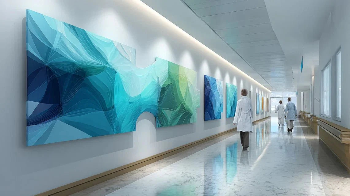 L'art abstrait dans les hôpitaux : impact sur la guérison