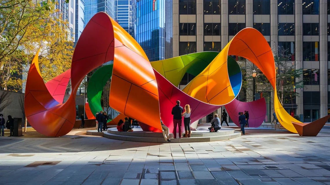 L'art abstrait dans l'espace public : démocratisation artistique