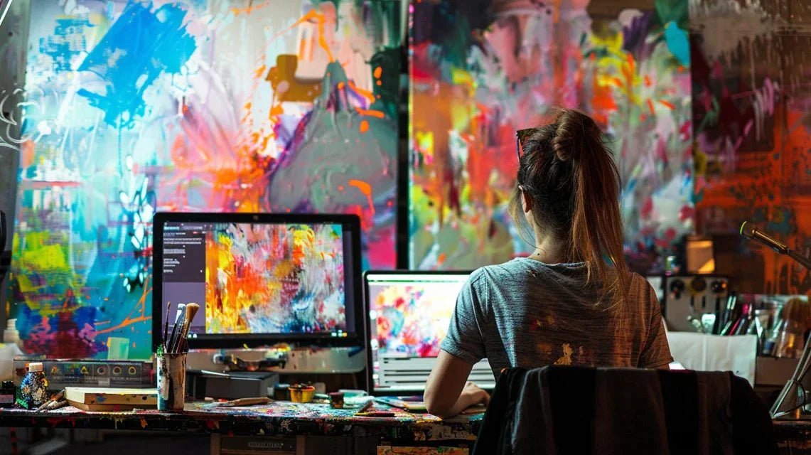 L'art abstrait émergent : repérer les talents de demain