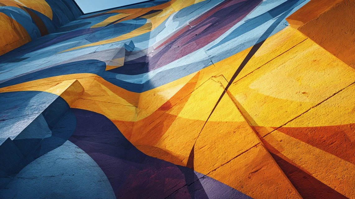 L'art abstrait monumental : fresques et installations murales