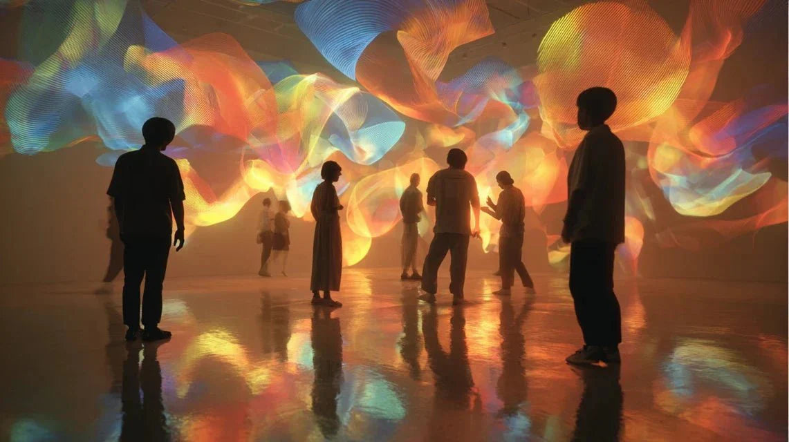 L'art abstrait participatif : quand le spectateur devient créateur