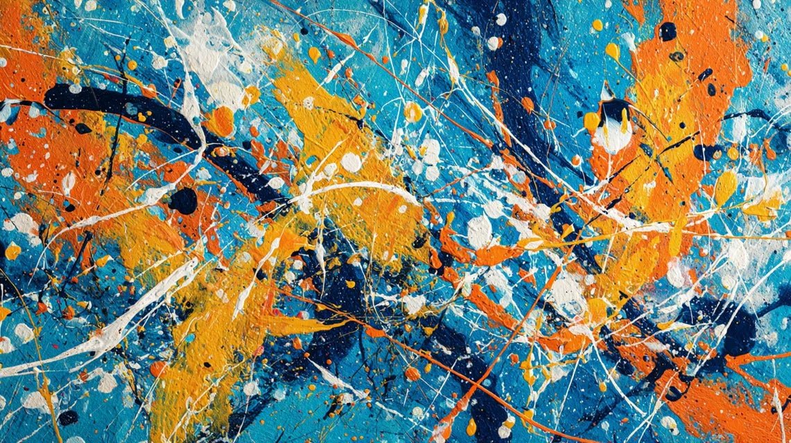 L'art de la composition spontanée : laisser parler l'intuition en peinture abstraite