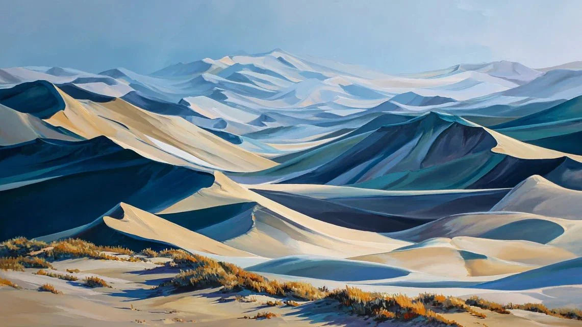 L'art de peindre les paysages de dunes et déserts côtiers