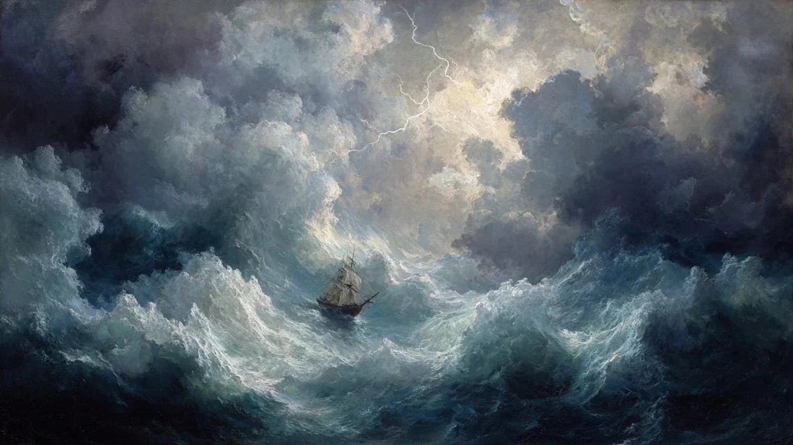 L'art de peindre les tempêtes : violence météorologique et drame pictural