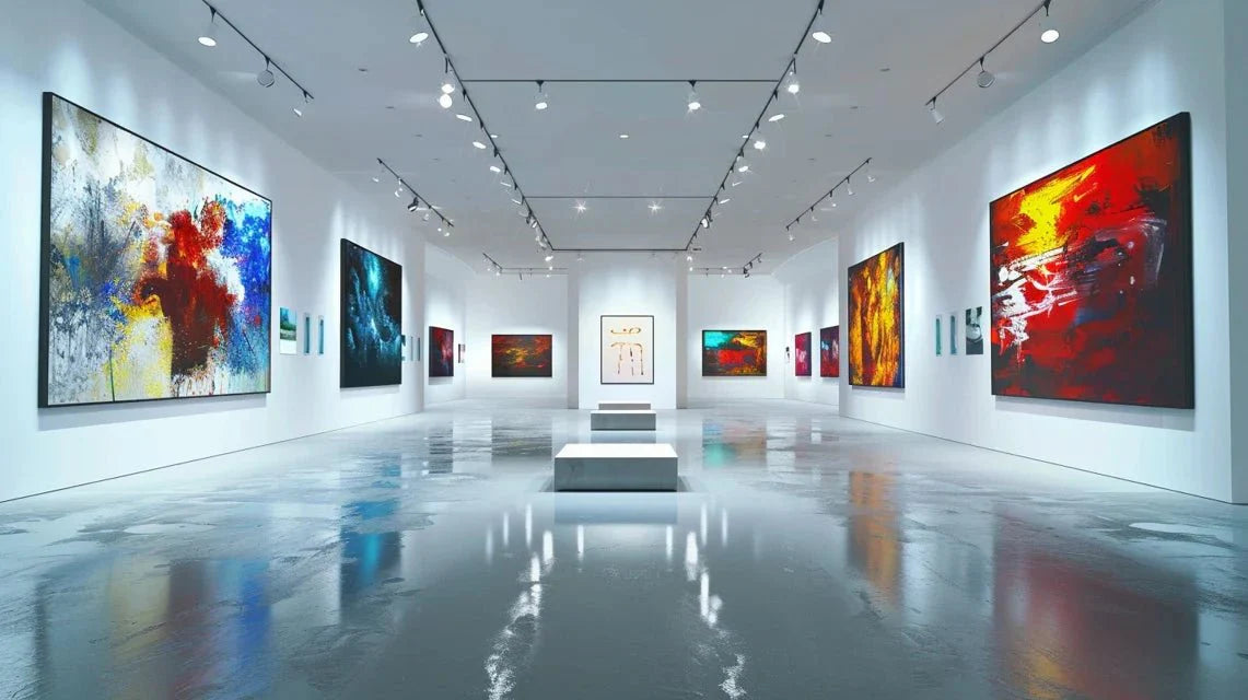 L'éclairage optimal pour valoriser une œuvre abstraite