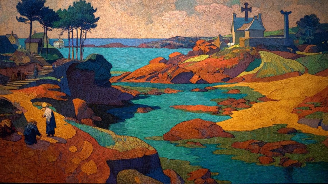 Impression Sur Toile Paysage Forestier Avec Pont - Triptyque - Encadré - Fabriqué UK