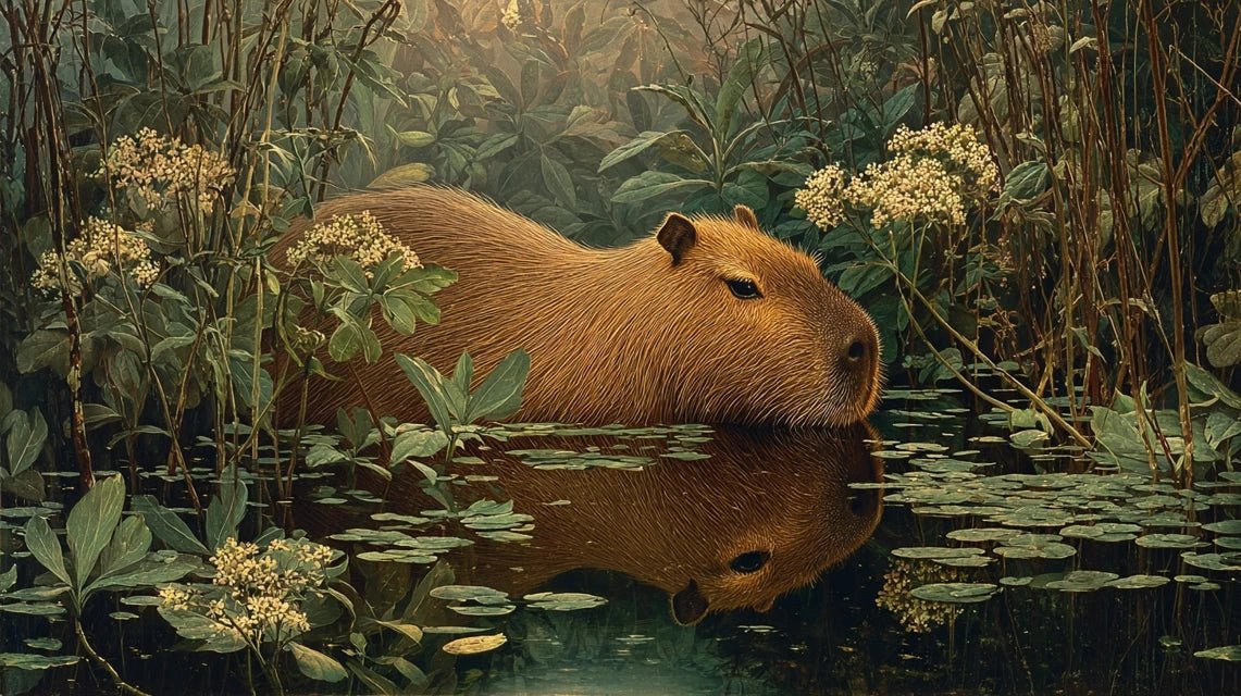 Les capybaras dans l'art brésilien : géants paisibles