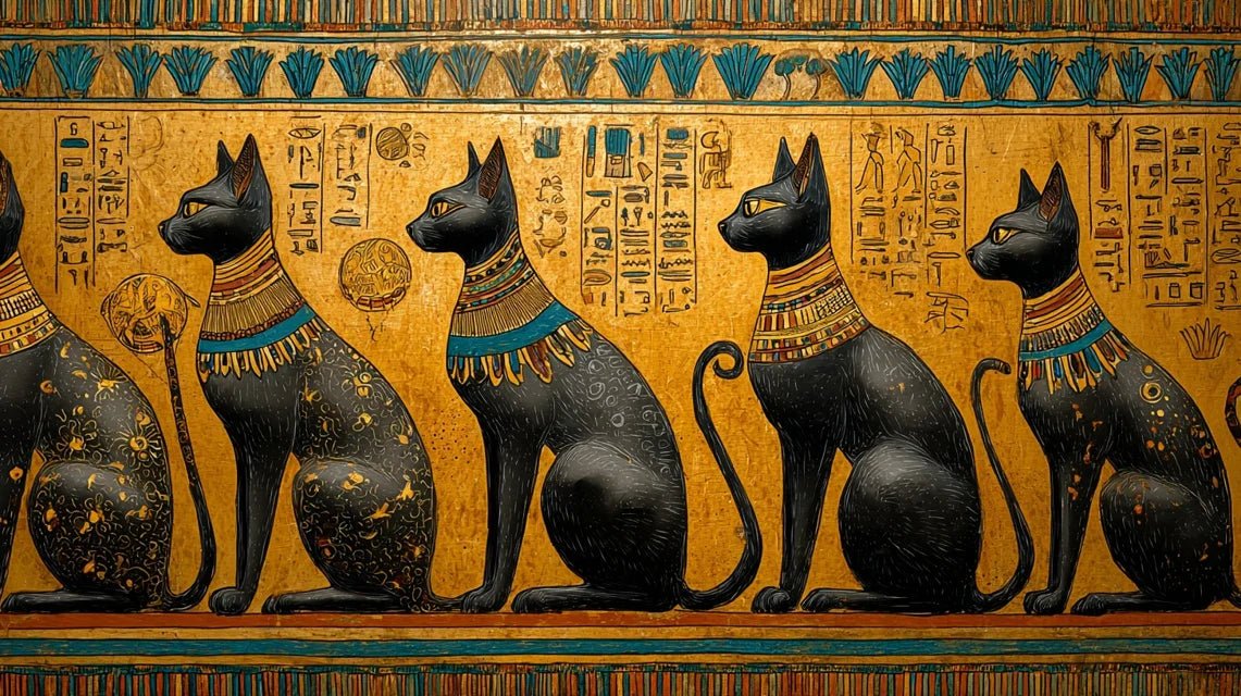 Les chats dans la peinture égyptienne : décryptage de leur pouvoir symbolique millénaire