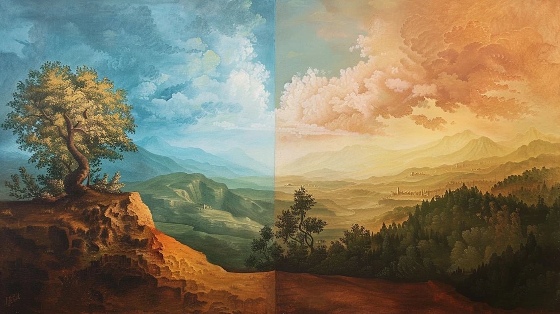 Les codes couleur des paysages selon les écoles de peinture européennes