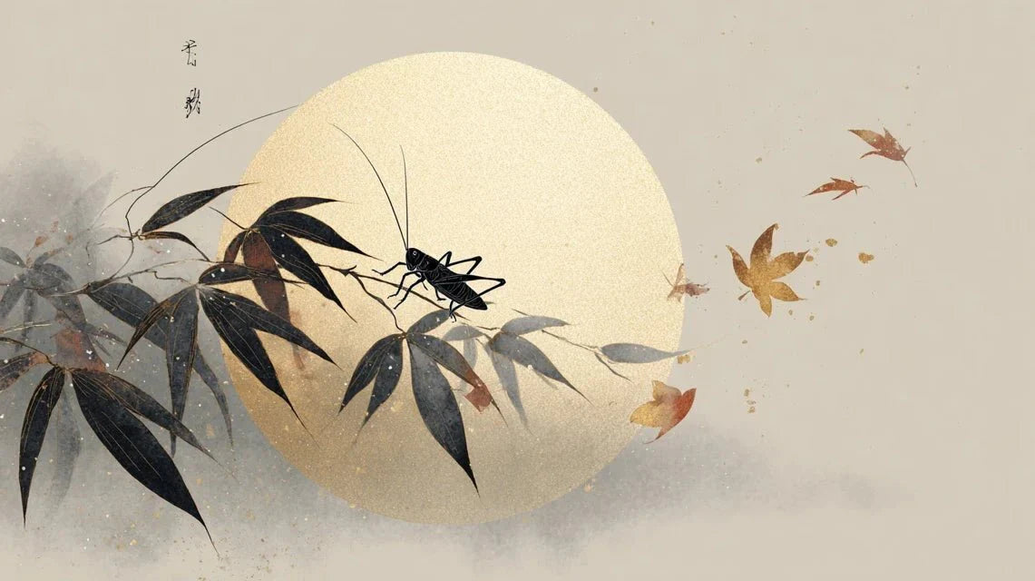 Les grillons dans l'art japonais : musiciens de la nuit
