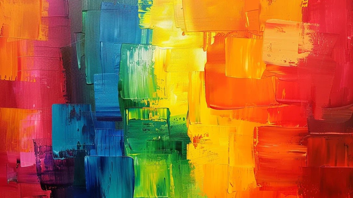 Les harmonies chromatiques dans un tableau abstrait : créer l'émotion par la couleur