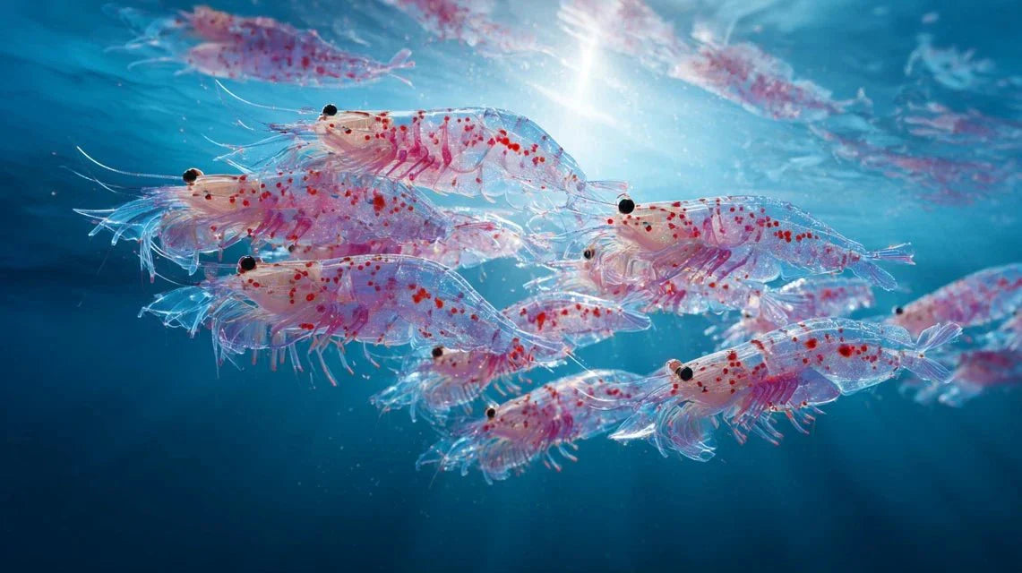 Les krill dans l'art antarctique : base de la vie polaire