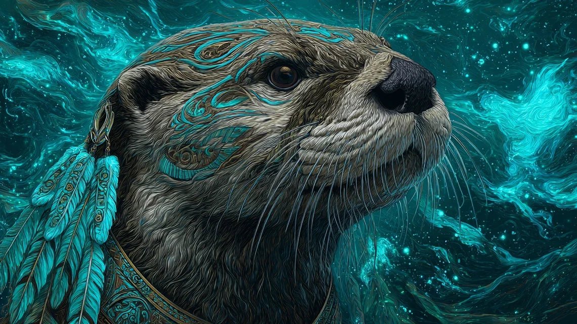 Les loutres dans l'art amérindien : esprits des rivières