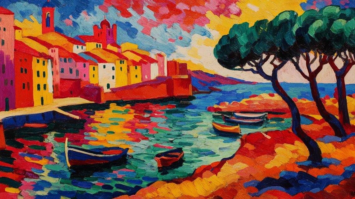 Les paysages de Derain : couleur arbitraire et libération fauve