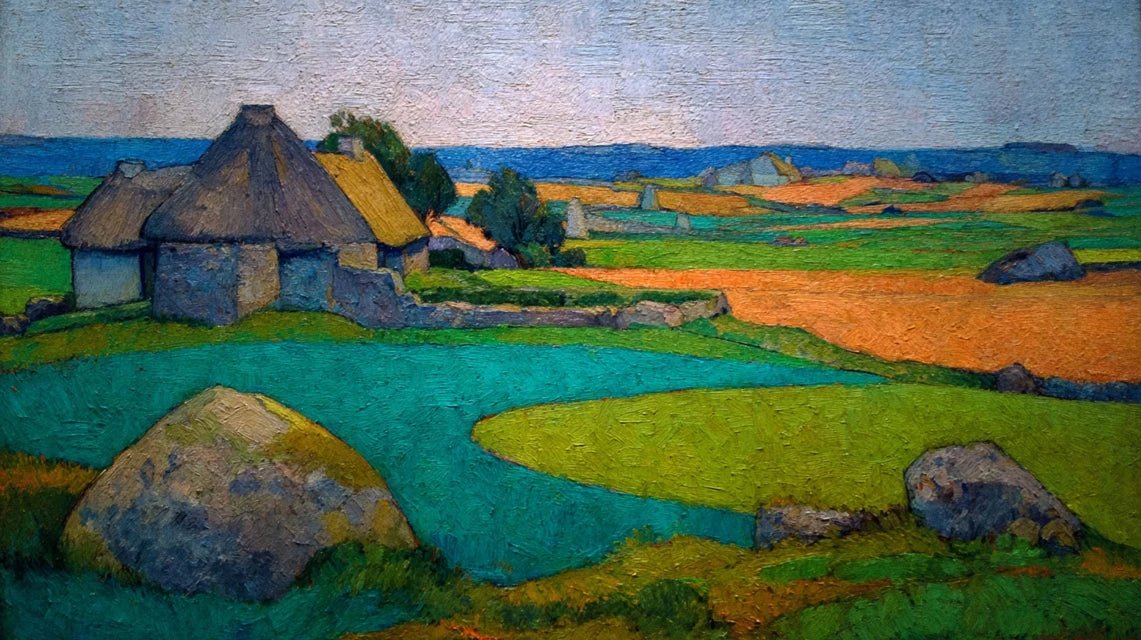 Les paysages de Gauguin en Bretagne : primitivisme et synthèse coloriste