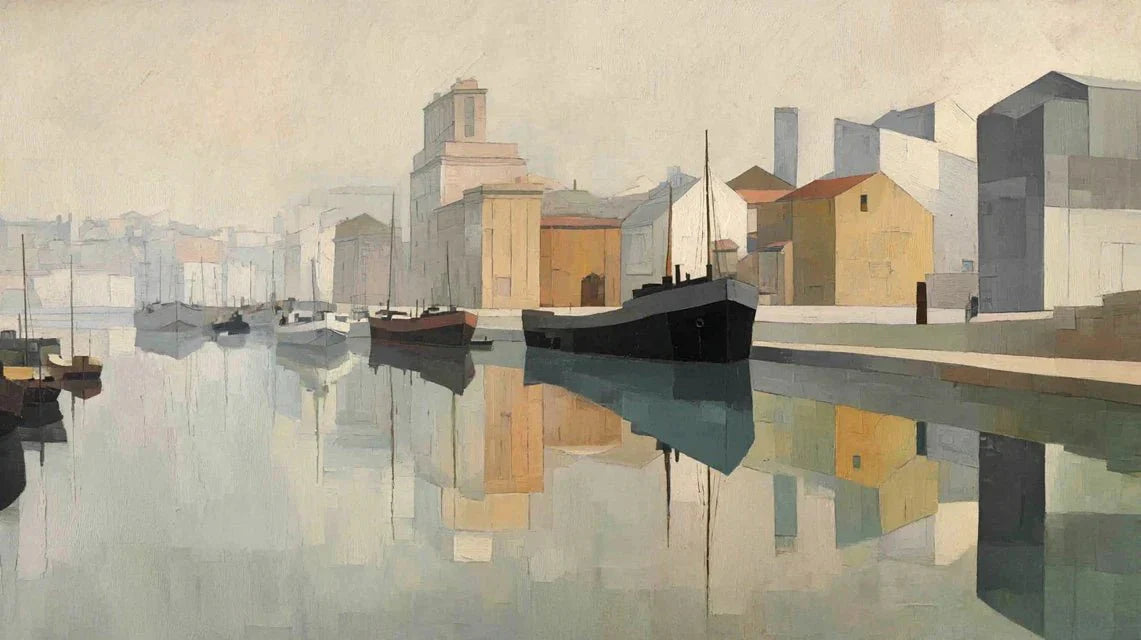 Les paysages de Marquet : simplification et synthèse portuaire