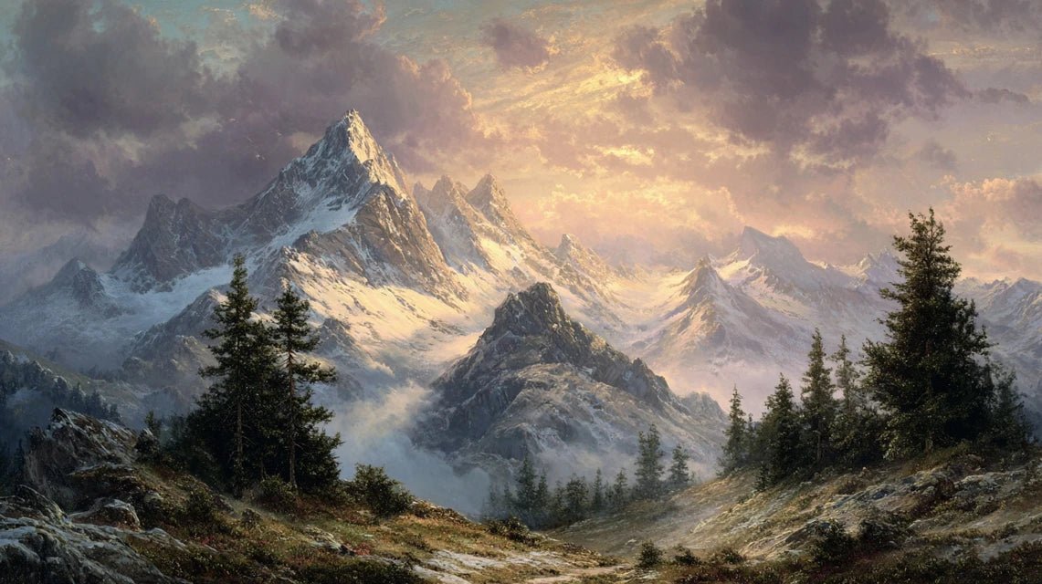 Les paysages de montagne dans l'art suisse et allemand du XIXe siècle