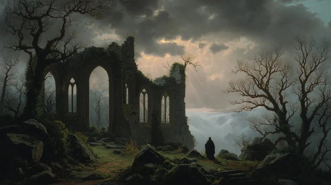 Les paysages de ruines : mélancolie romantique et leçons de l'histoire