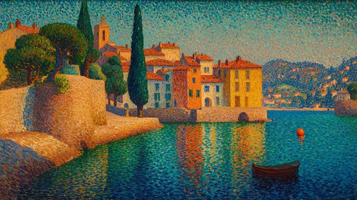 Les paysages de Signac : divisionnisme et science de la couleur