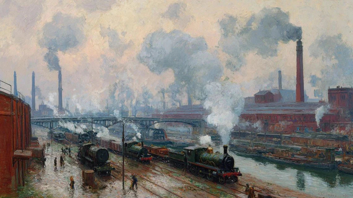 Les paysages industriels : quand l'art capture la révolution urbaine