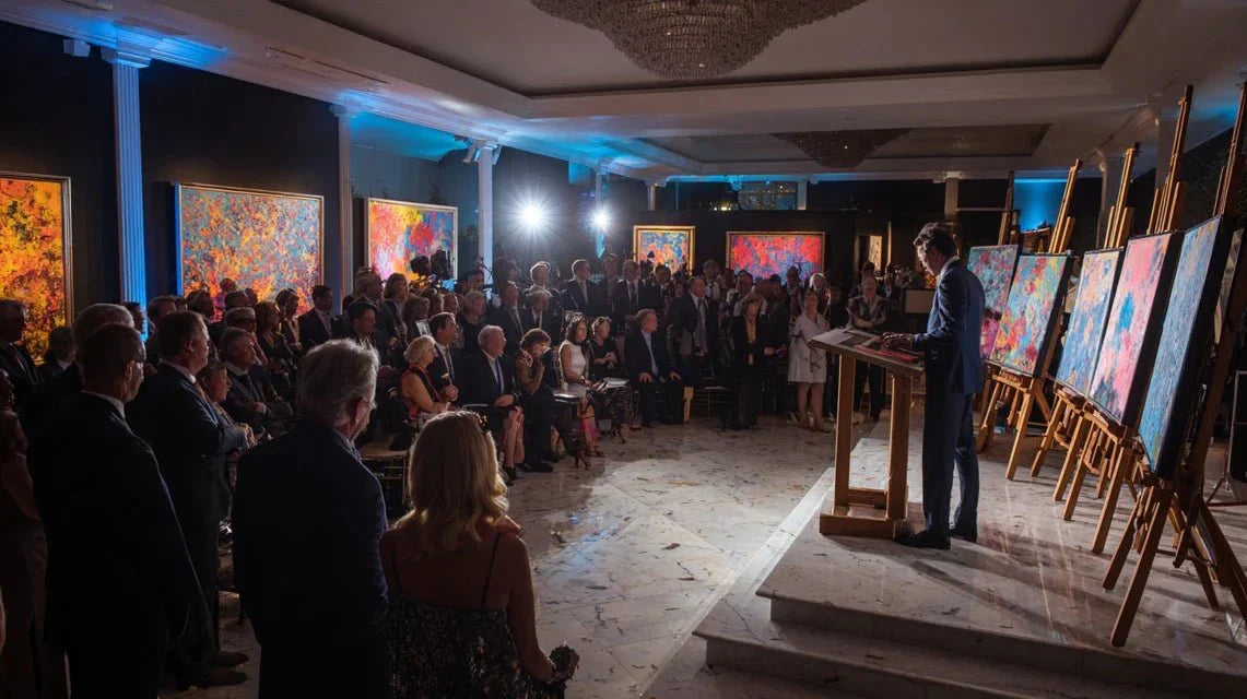 Les records de vente des tableaux abstraits : analyse du marché