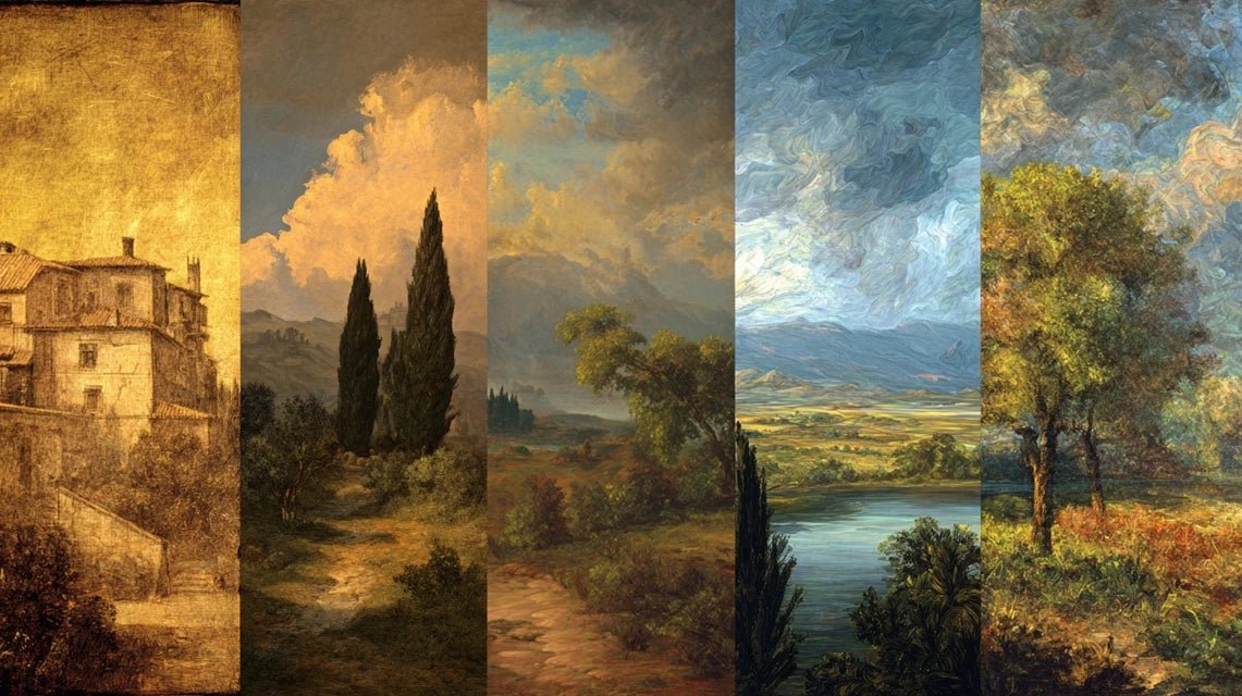 L'évolution du paysage dans la peinture : de la Renaissance à l'art contemporain