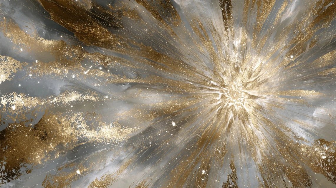 L'or et l'argent dans l'abstraction : symbolique de la transcendance