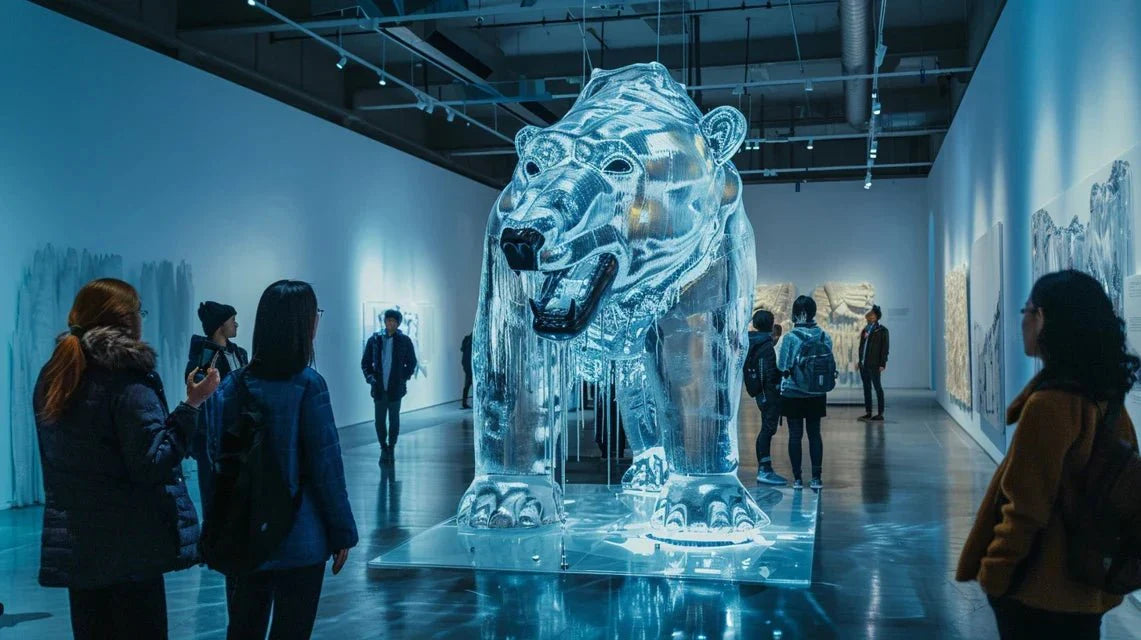 L'ours polaire dans les œuvres contemporaines : métaphore du réchauffement climatique