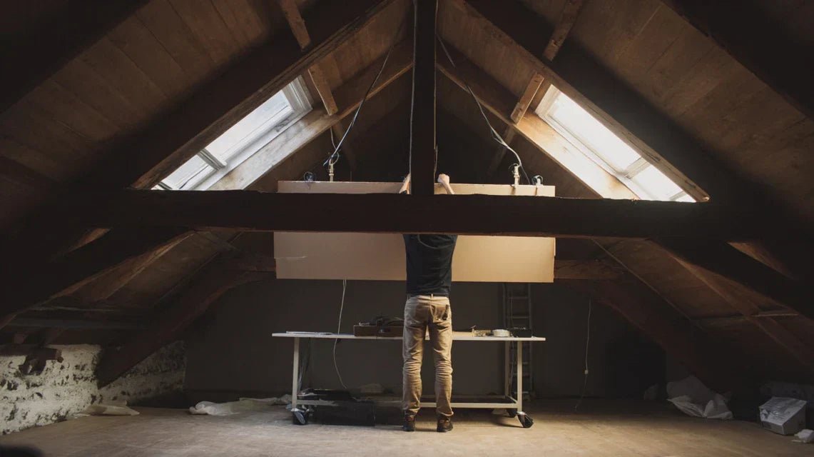 Mettre un tableau dans les combles ou grenier aménagé