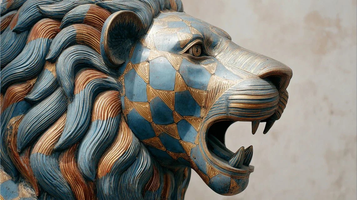 Pourquoi le lion symbolise le pouvoir dans l'art éthiopien ?
