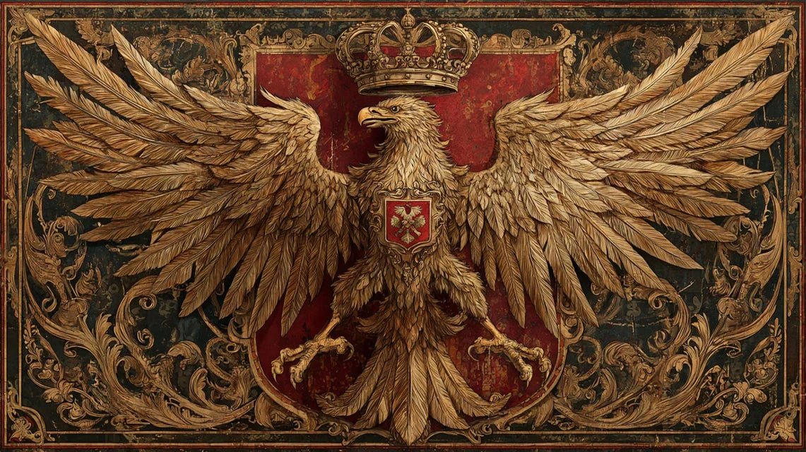 Pourquoi les aigles dominent-ils les emblèmes nationaux peints ?