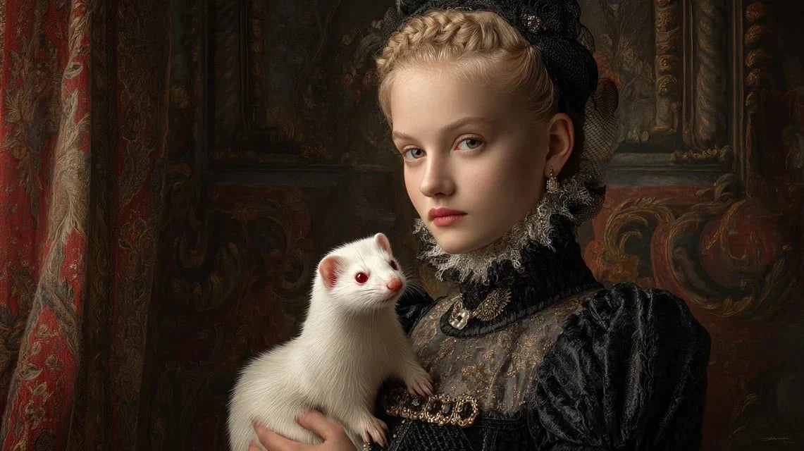 Pourquoi les furets apparaissent-ils dans les portraits de cour ?