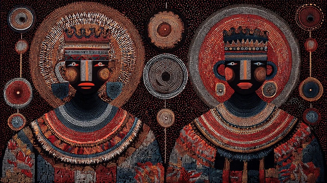 Pourquoi les motifs Hausa brodés deviennent-ils des tableaux ?