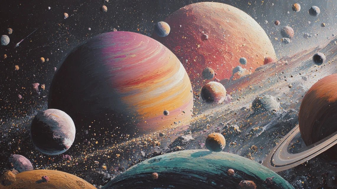 Pourquoi les planètes gazeuses dominent la déco vs les rocheuses ?